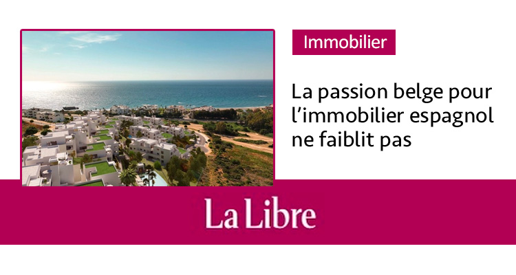 La Libre "version papier" - La passion Belge pour l'immobilier espagnol ne faiblit pas. Plus de 12 propriétés par jour, en moyenne, ont été achetées en Espagne par des Belges en 2023.