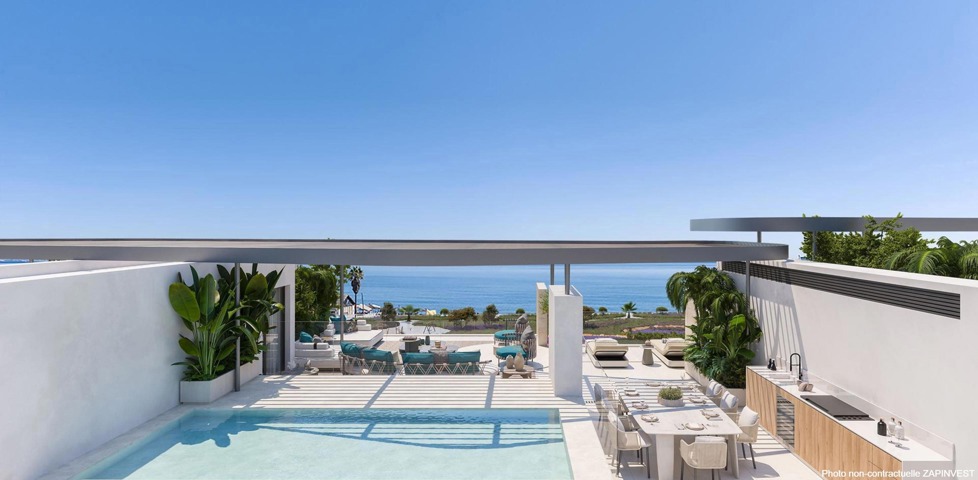 Luxueux penthouse Exclusif à Manilva en bordure de mer, Espagne