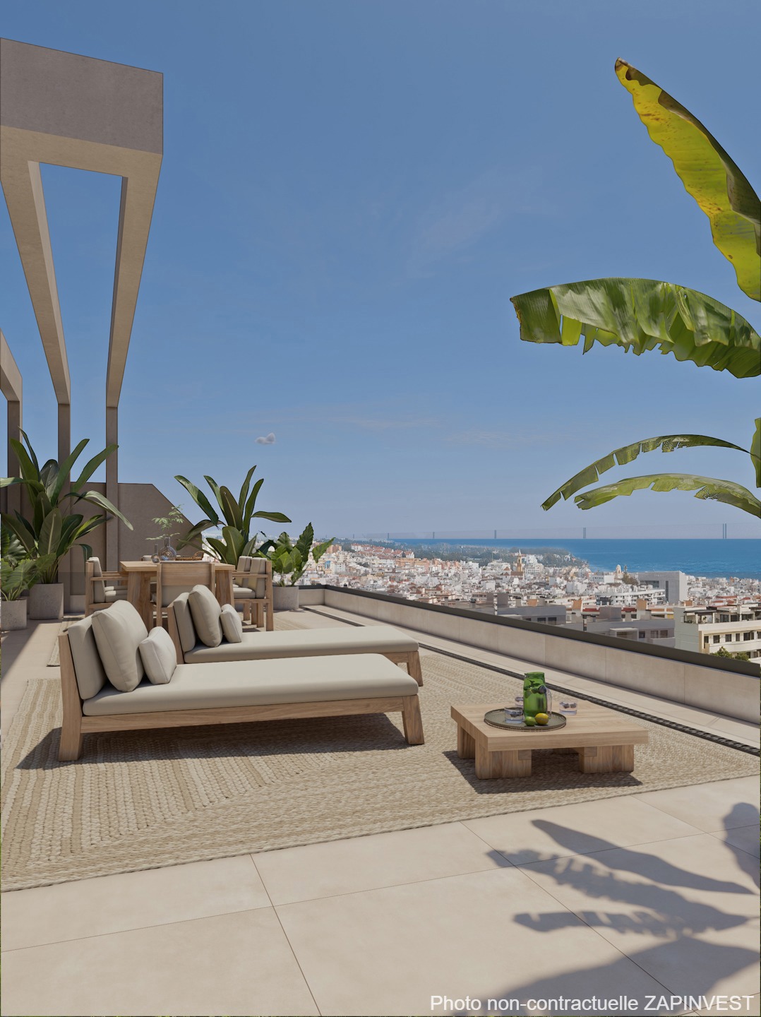 Magnifique penthouse à Estepona dans une zone en plein développement offrant de magnifiques vues sur la ville et la mer., Espagne