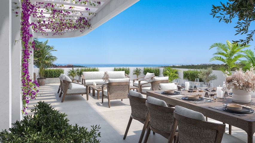 Splendide appartement moderne à Casares Costa, province Malaga, Espagne