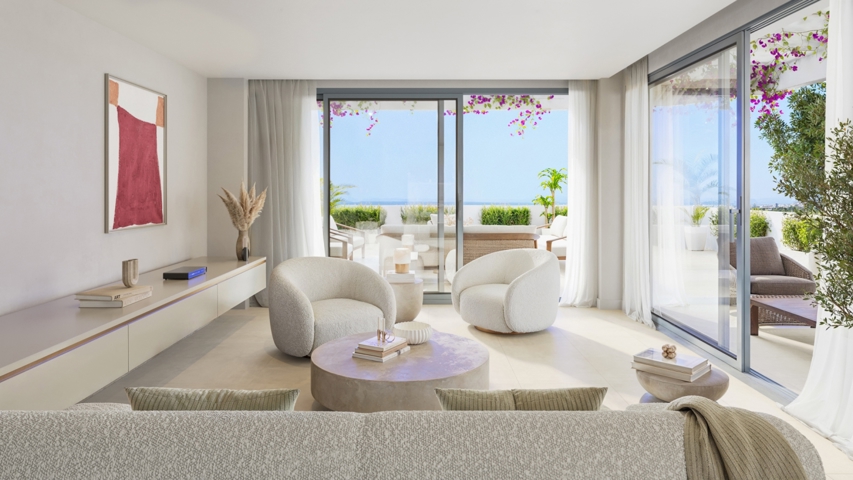 Splendide appartement moderne à Casares Costa, province Malaga, Espagne
