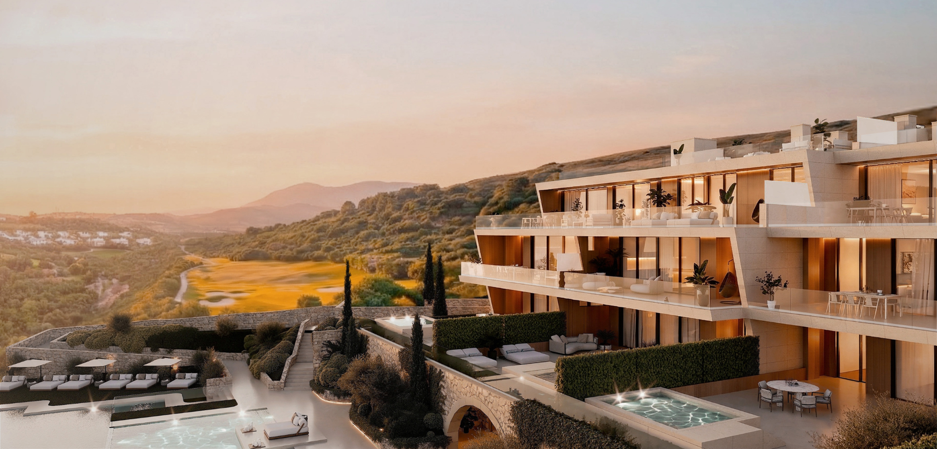 Penthouse à Cortesin, Casares - Costa del Sol, Espagne