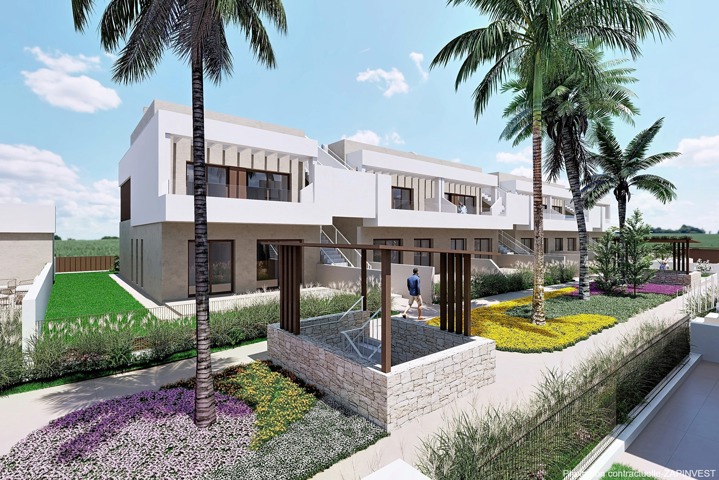 Appartement à Los Alcazares, Costa Calida avec grand jardin et superbe piscine commune., Espagne