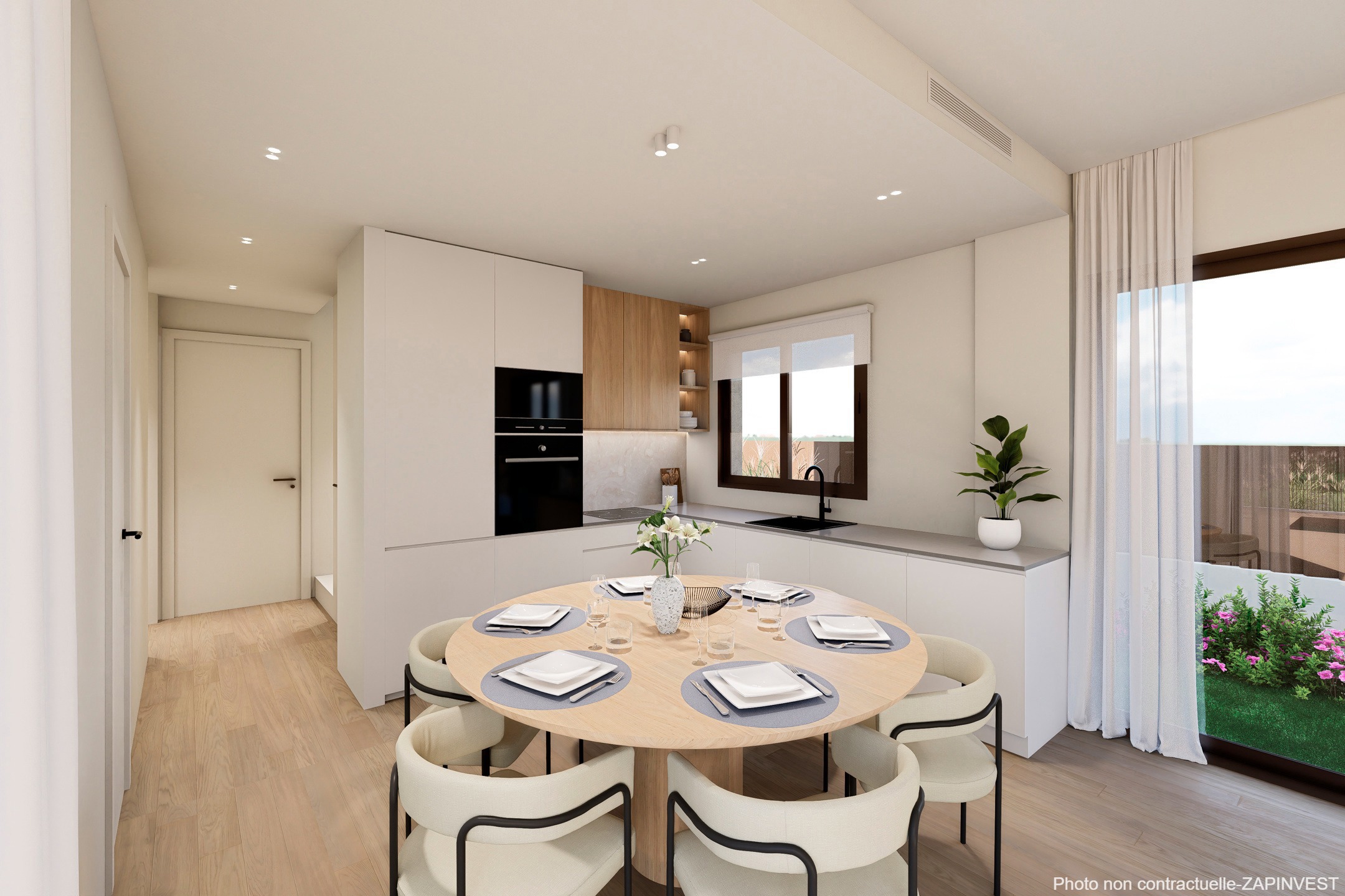 Appartement à Los Alcazares, Costa Calida avec grand jardin et superbe piscine commune., Espagne