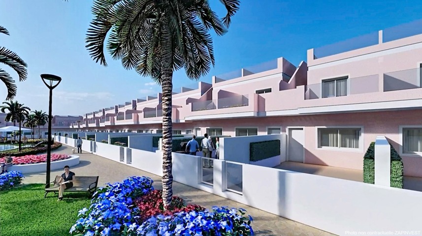 Maison jumelée à pilar de la Horadada avec un jardin privatif, terrasse au niveau des chambres et terrasse solarium., Espagne