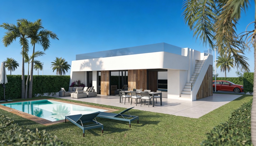 Villa individuelle, disponible immédiatement, à Condado de Alhama, au sein d'un complexe de golf sécurisé avec tous les services., Espagne