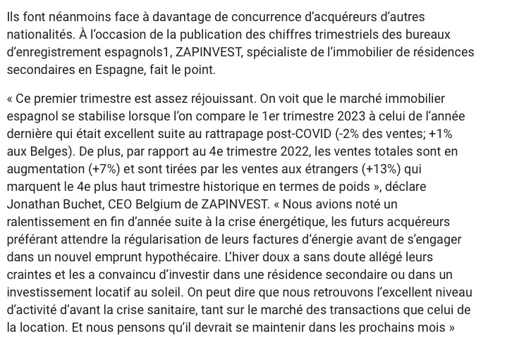 2023 05 19 Sud Info 1214 acquereurs au premier trimestre 2