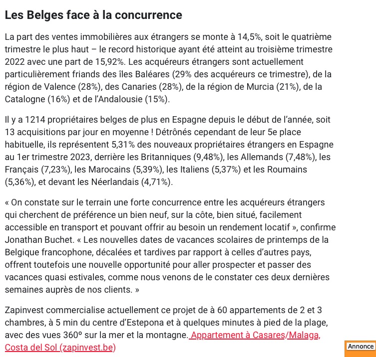 2023 05 19 Sud Info 1214 acquereurs au premier trimestre 3