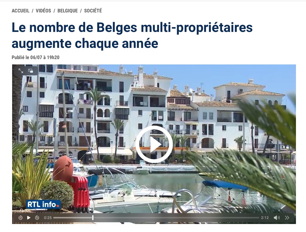 2023 07 07 RTL info belges multi proporiétaires 2