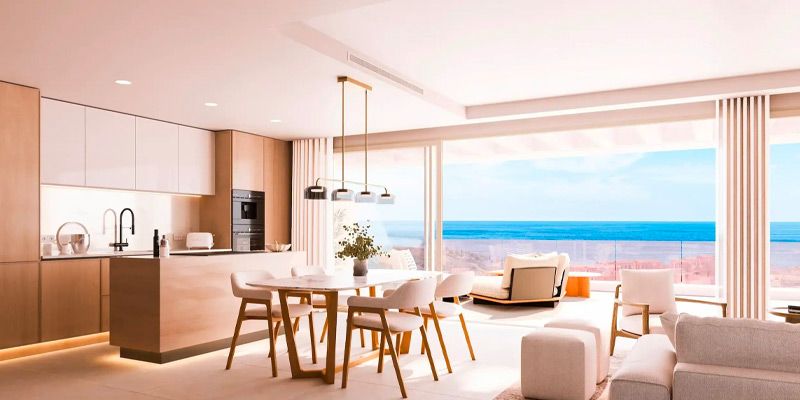 Quels sont les prix pour un appartement à vendre avec vue mer dans la région de Marbella ?