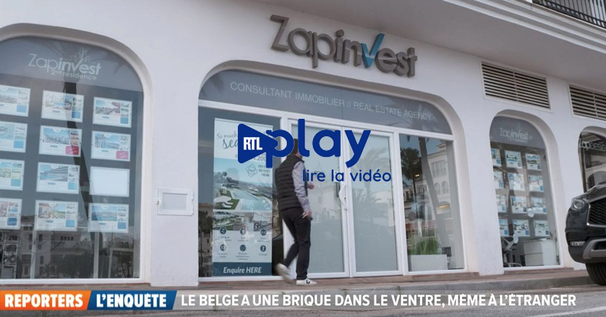 L'Emission REPORTERS pousse les portes de Zapinvest et s'intéresse à ces belges qui ont une brique dans le ventre et s'installent en Espagne...